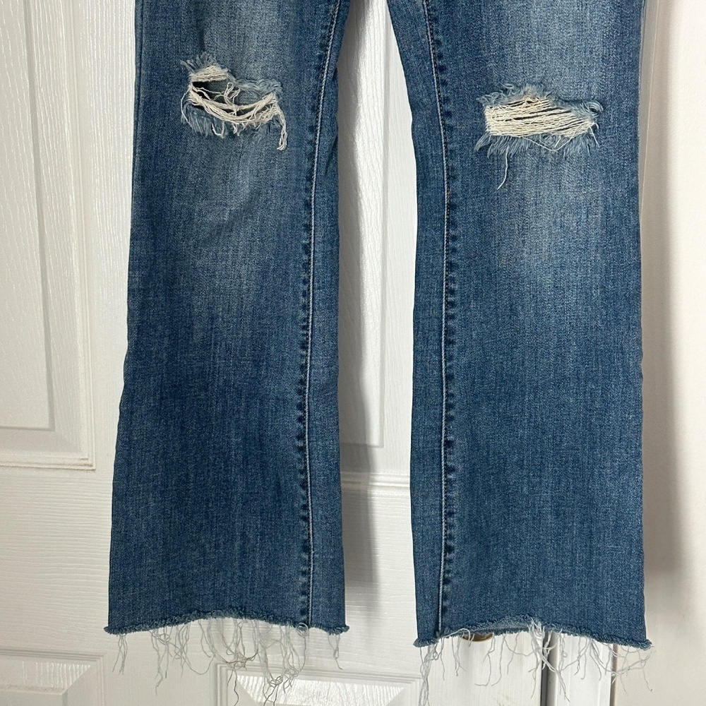 Judy Blue Boot Cut Distressed Women's Jeans Size Juniors 7/28 Medium - Picture 2 of 8